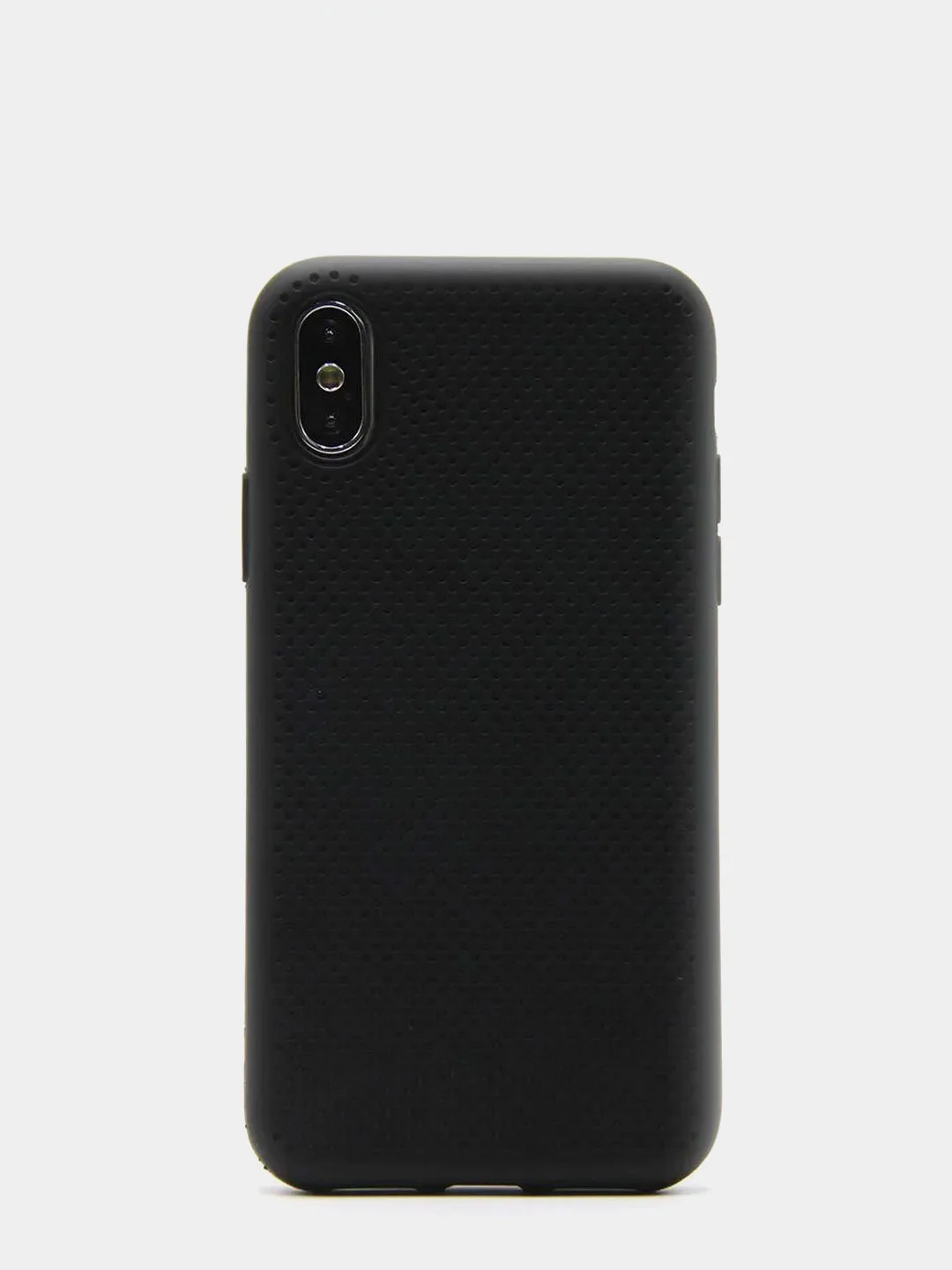 Черный чехол перфорированный для iPhone Xs Max