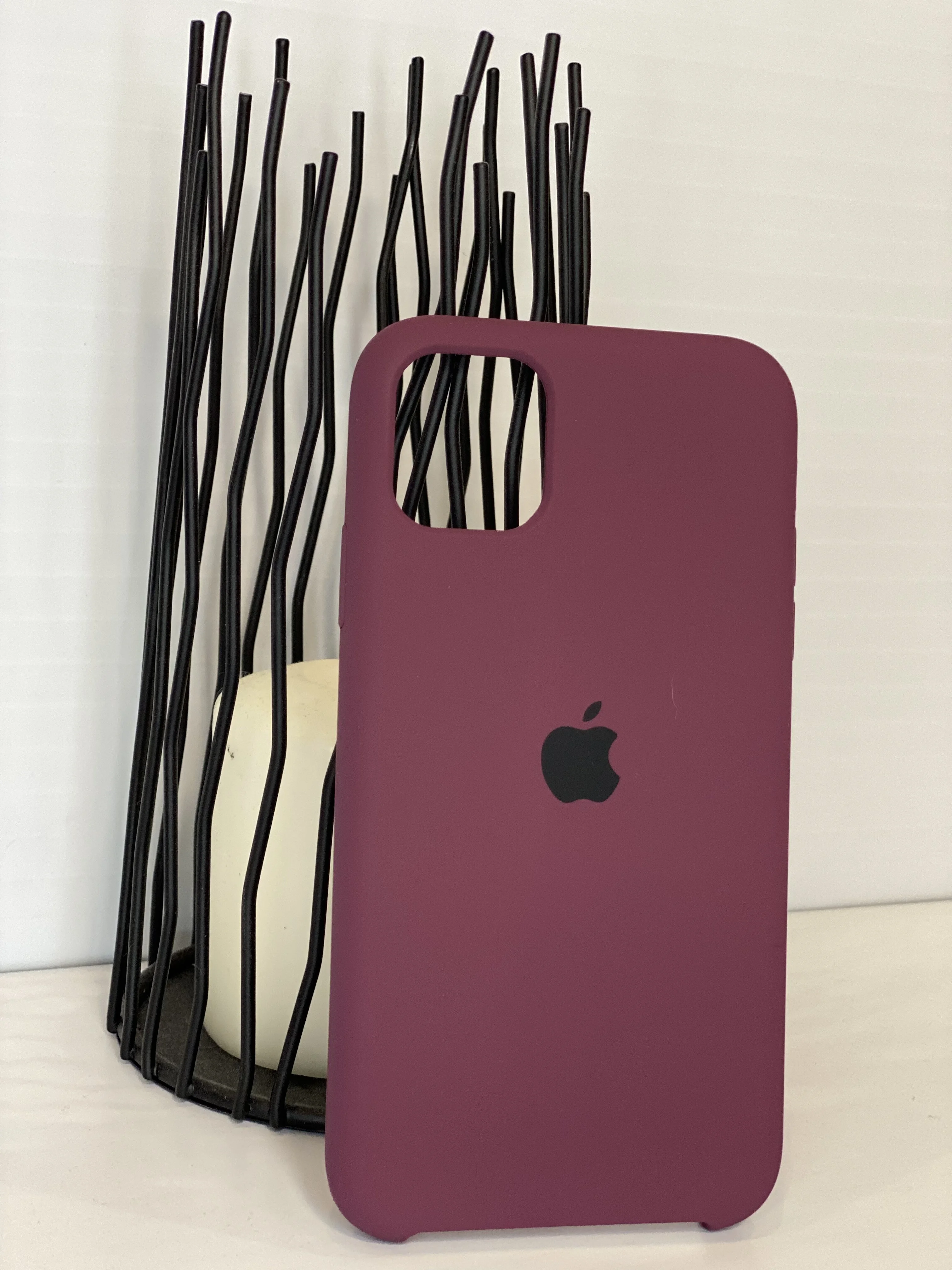 Марсала чехлы на iPhone 11, 12, 12 Pro Silicone