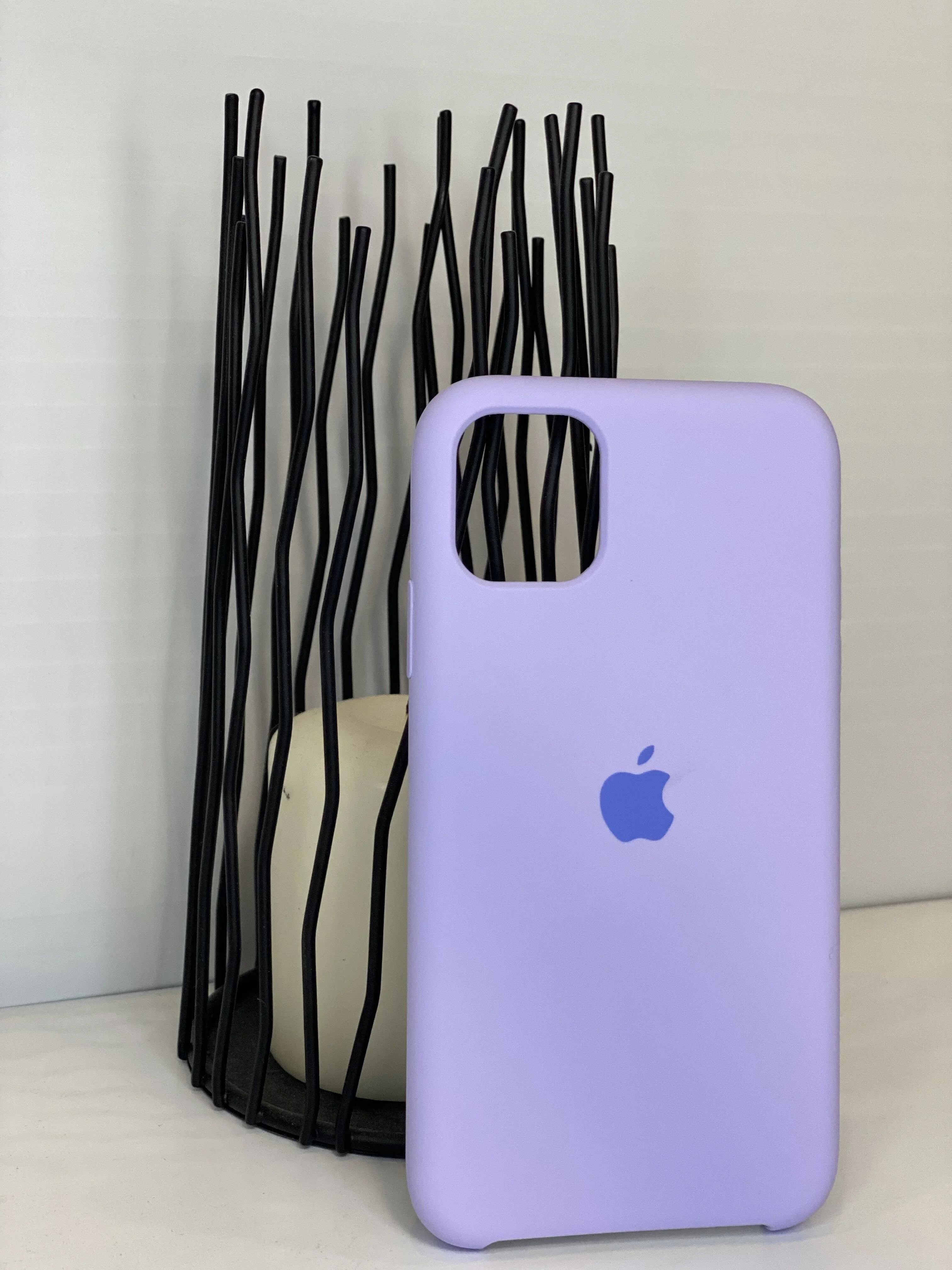Небесно-голубой чехлы на iPhone 11, 12, 12 Pro Silicone