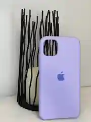 Небесно-голубой чехлы на iPhone 11, 12, 12 Pro Silicone