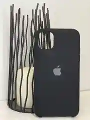 Черный чехлы на iPhone 11, 12, 12 Pro Silicone