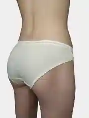 Желтый женские однотонные трусы
