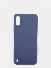Темно-синий чехол Samsung Galaxy A01 силиконовый