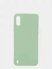 Оливковый чехол Samsung Galaxy A01 силиконовый