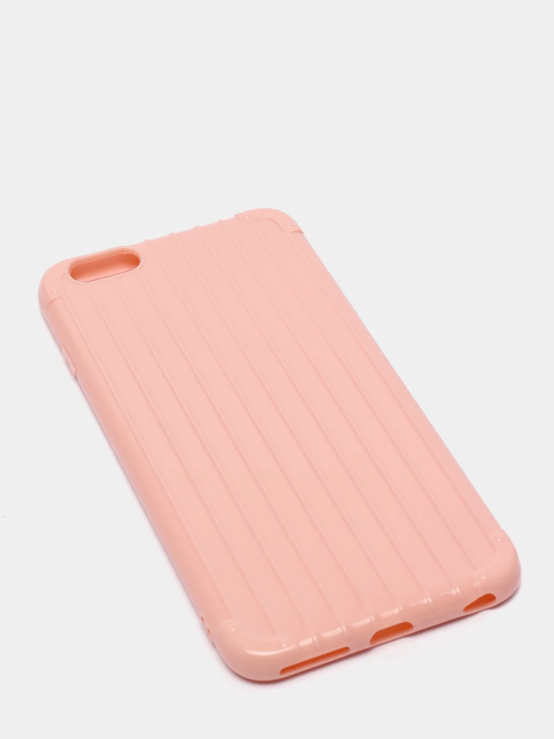 Розовый чехол для Apple iPhone 6 Plus / 6s Plus, 8 цветов, силиконовый, ребристый