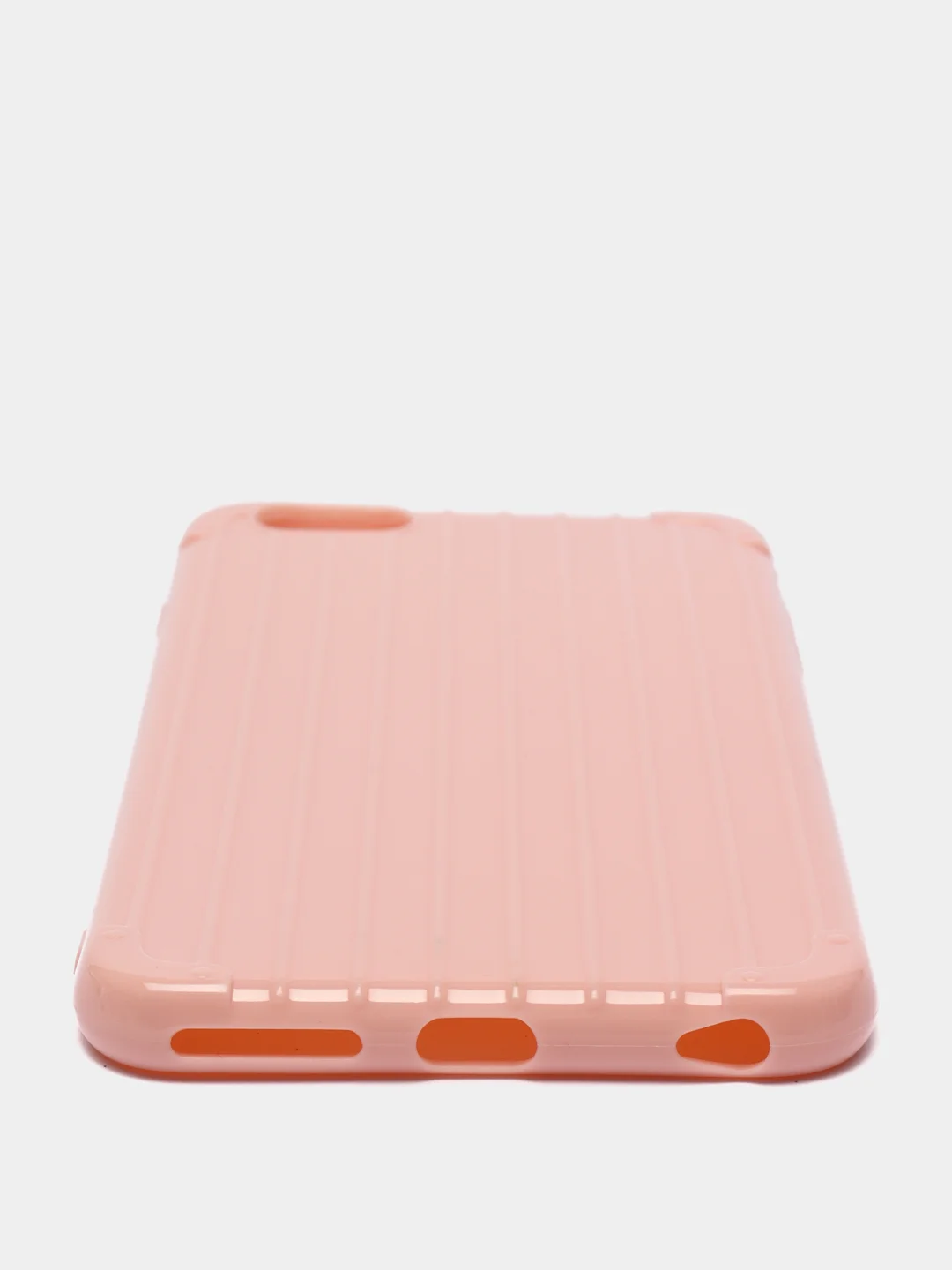 Розовый чехол для Apple iPhone 6 Plus / 6s Plus, 8 цветов, силиконовый, ребристый