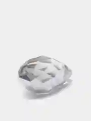 Серый граненные бусины из стекла в форме капли, 6*12 мм, 10 шт