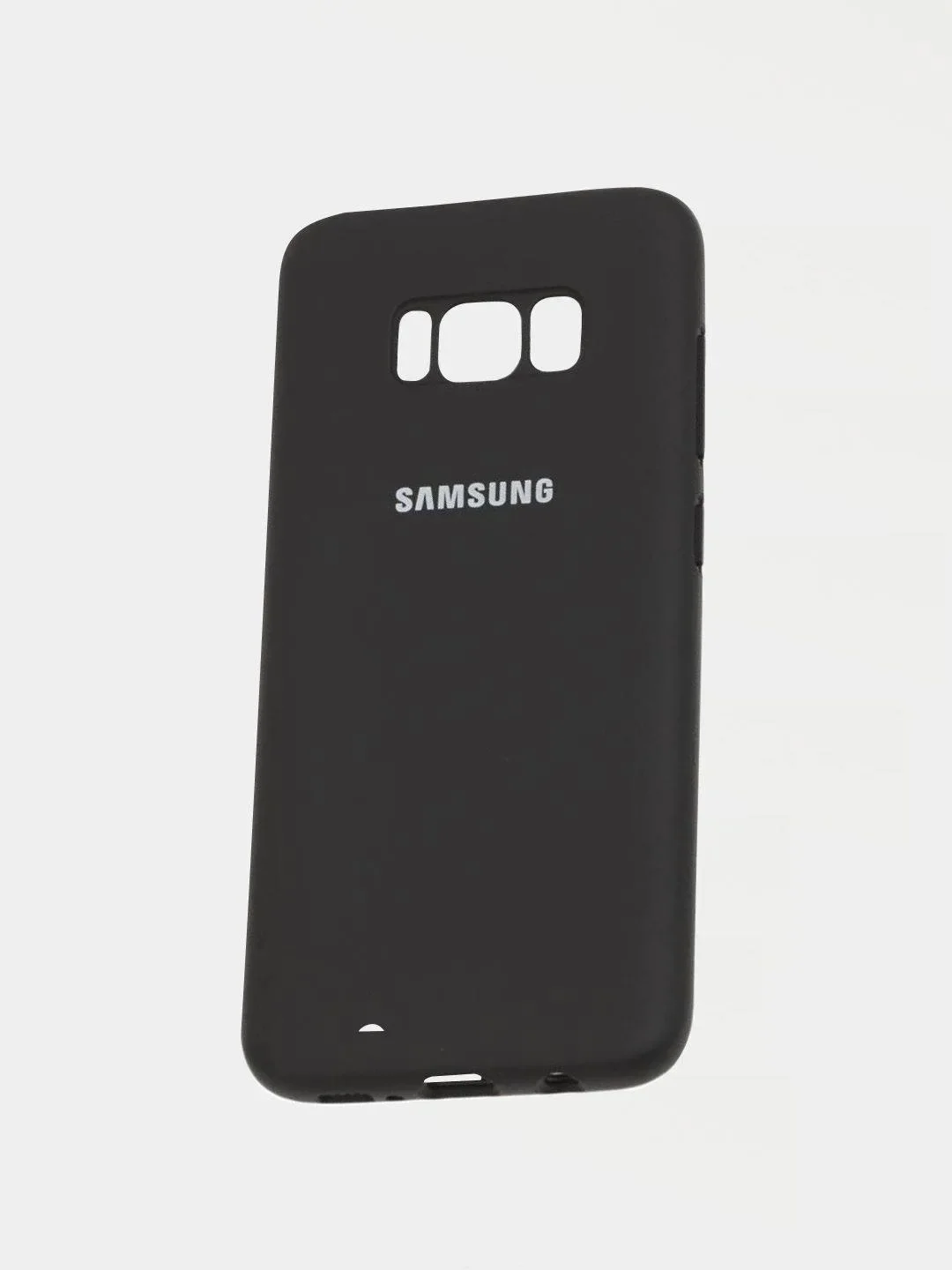 Черный чехол Silicone Cover для Samsung J6 Plus 2018 J610 J6 Prime