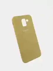 Оливковый чехол Silicone Cover для Samsung J6 Plus 2018 J610 J6 Prime