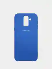 Голубой чехол Silicone Cover для Samsung J6 Plus 2018 J610 J6 Prime