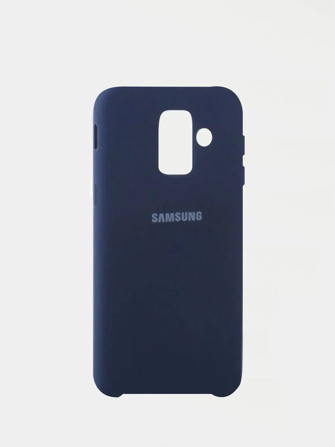 Синий чехол Silicone Cover для Samsung J6 Plus 2018 J610 J6 Prime