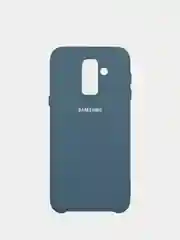 Синий меланж чехол Silicone Cover для Samsung J6 Plus 2018 J610 J6 Prime