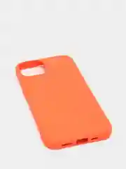 Оранжевый чехол для iPhone 13, 13 Pro, 13 Pro Max силиконовый с микрофиброй