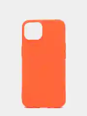 Оранжевый чехол для iPhone 13, 13 Pro, 13 Pro Max силиконовый с микрофиброй