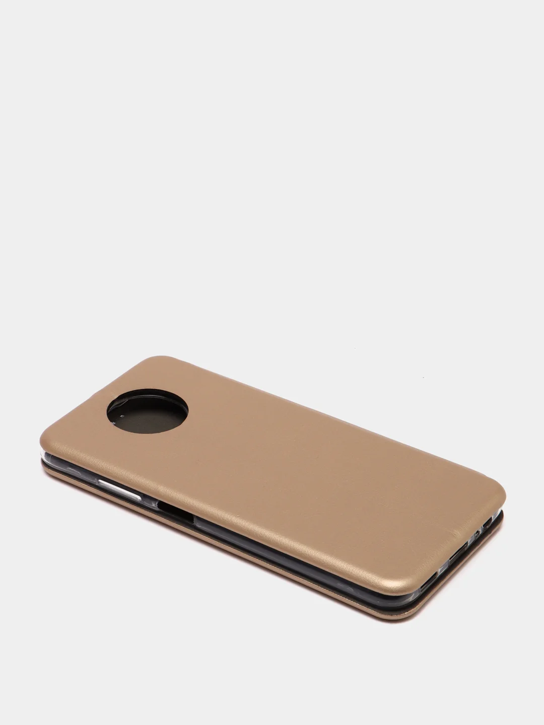 Бежевый чехол-книжка для Xiaomi Redmi Note 9T