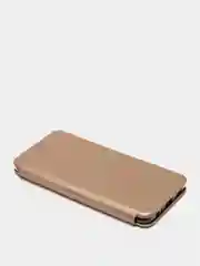 Бежевый чехол-книжка для Xiaomi Redmi Note 9T