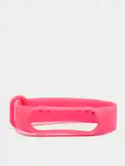 Розовый ремешок для Xiaomi Mi Band 5 / 6  , однотонный силиконовый чёрный