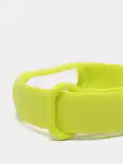 Лайм ремешок для Xiaomi Mi Band 5 / 6  , однотонный силиконовый чёрный