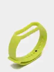 Лайм ремешок для Xiaomi Mi Band 5 / 6  , однотонный силиконовый чёрный