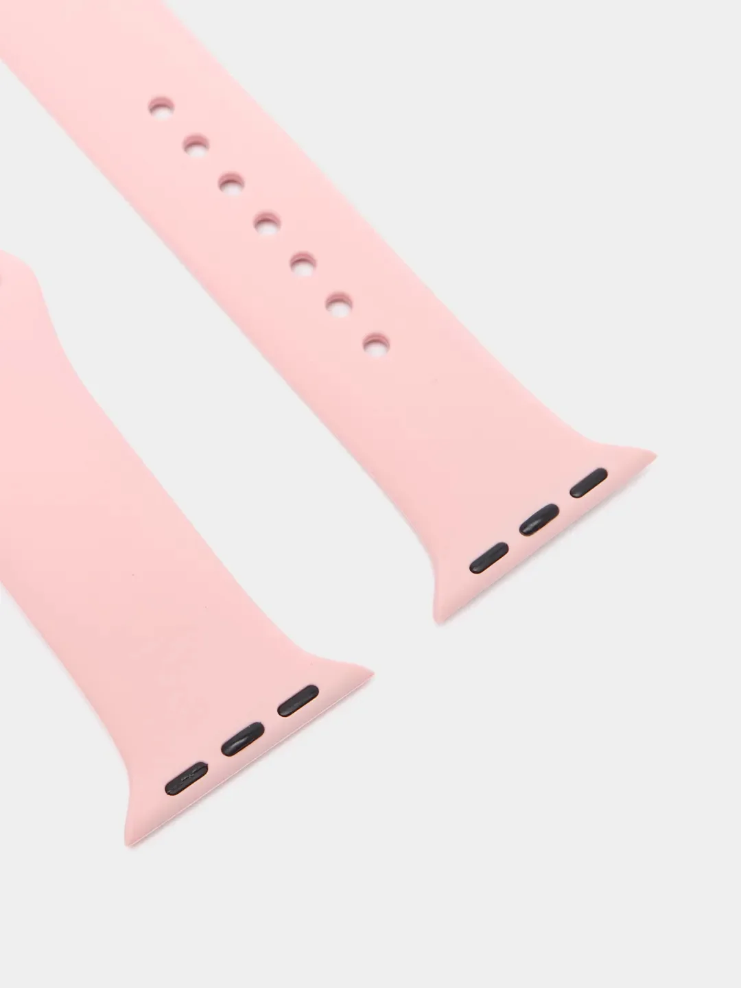 Розовый ремешок для Apple Watch, силиконовый, 2 размеров
