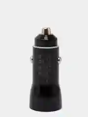 Черный авто адаптер Olaf для быстрого заряда Qualcomm 3.0.с двумя портами USB