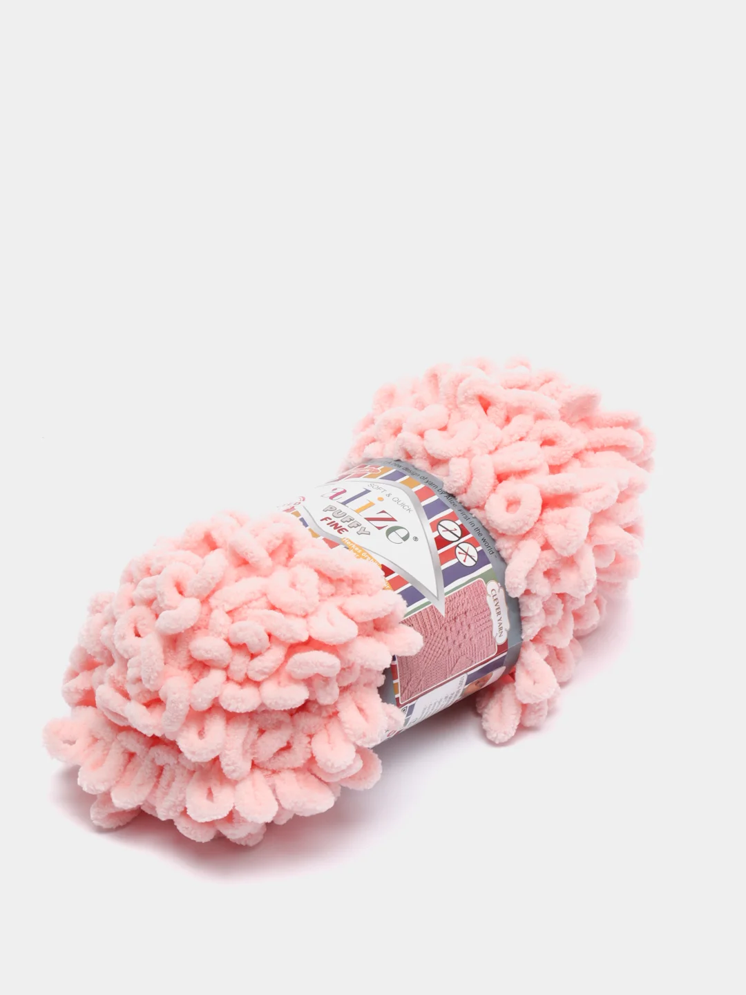 Пастельно-коралловый пряжа Alize Puffy Fine
