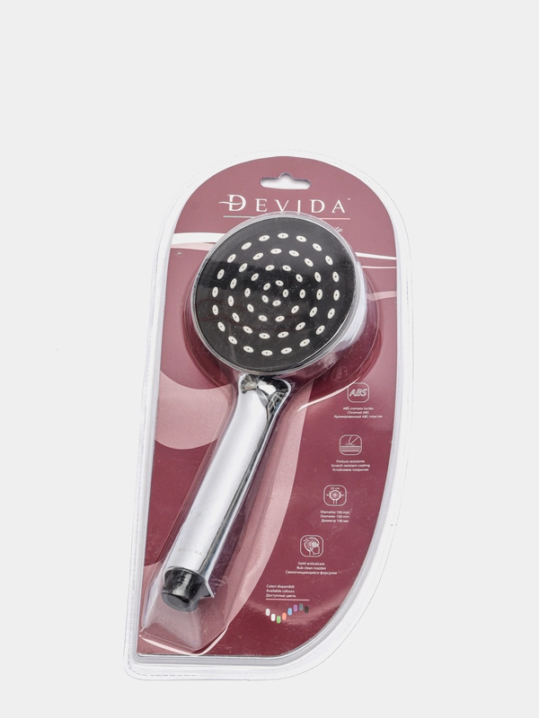 Лейка DEVIDA, черная, 1-позиционная, в блистере