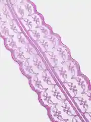 Фиолетовый кружевная лента. Капрон. Кружево