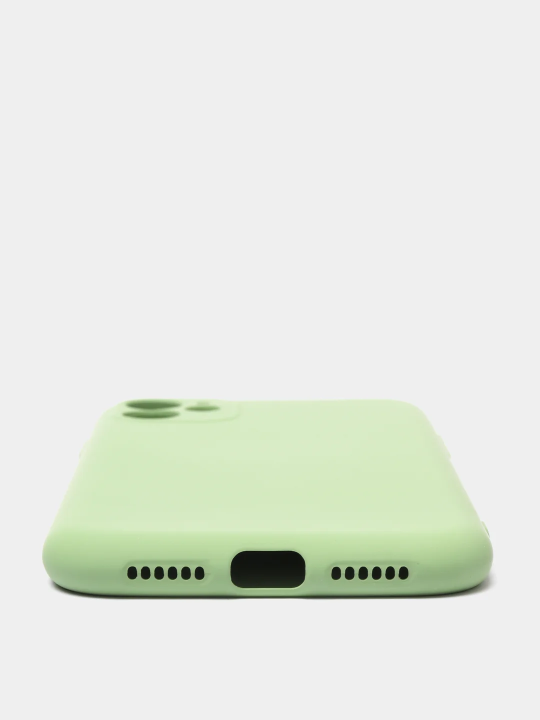Зеленый чехол для iPhone 11 / XR / 7 / 8 / SE2 / X / XS / 12 Pro Max, силиконовый
