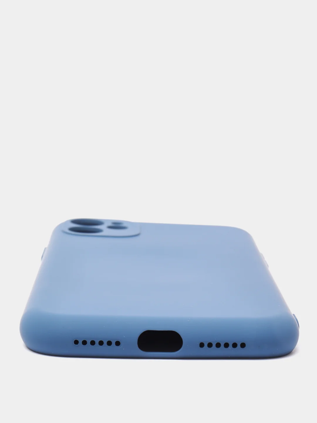 Темно-синий чехол для iPhone 11 / XR / 7 / 8 / SE2 / X / XS / 12 Pro Max, силиконовый