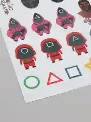 Алый стикеры "Игра в кальмара" (Squid game)