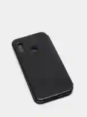 Черный чехол-книжка на Huawei P20 Lite 2018, Хуавей П20 Лайт 2018