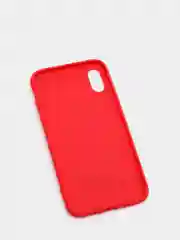 Красный чехол силиконовый для iPhone X / XS