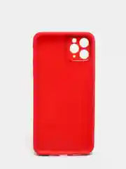 Красный чехол усиленный с полосой для iPhone 11 Pro Max, силиконовый