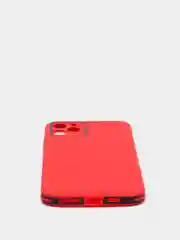 Красный чехол усиленный с полосой для iPhone 11 Pro Max, силиконовый