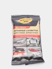 Влажные салфетки для стекол и зеркал Wet Wipes