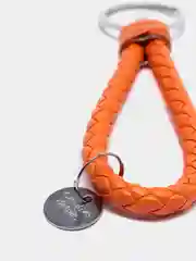 Карамельный брелок кожаный петличка