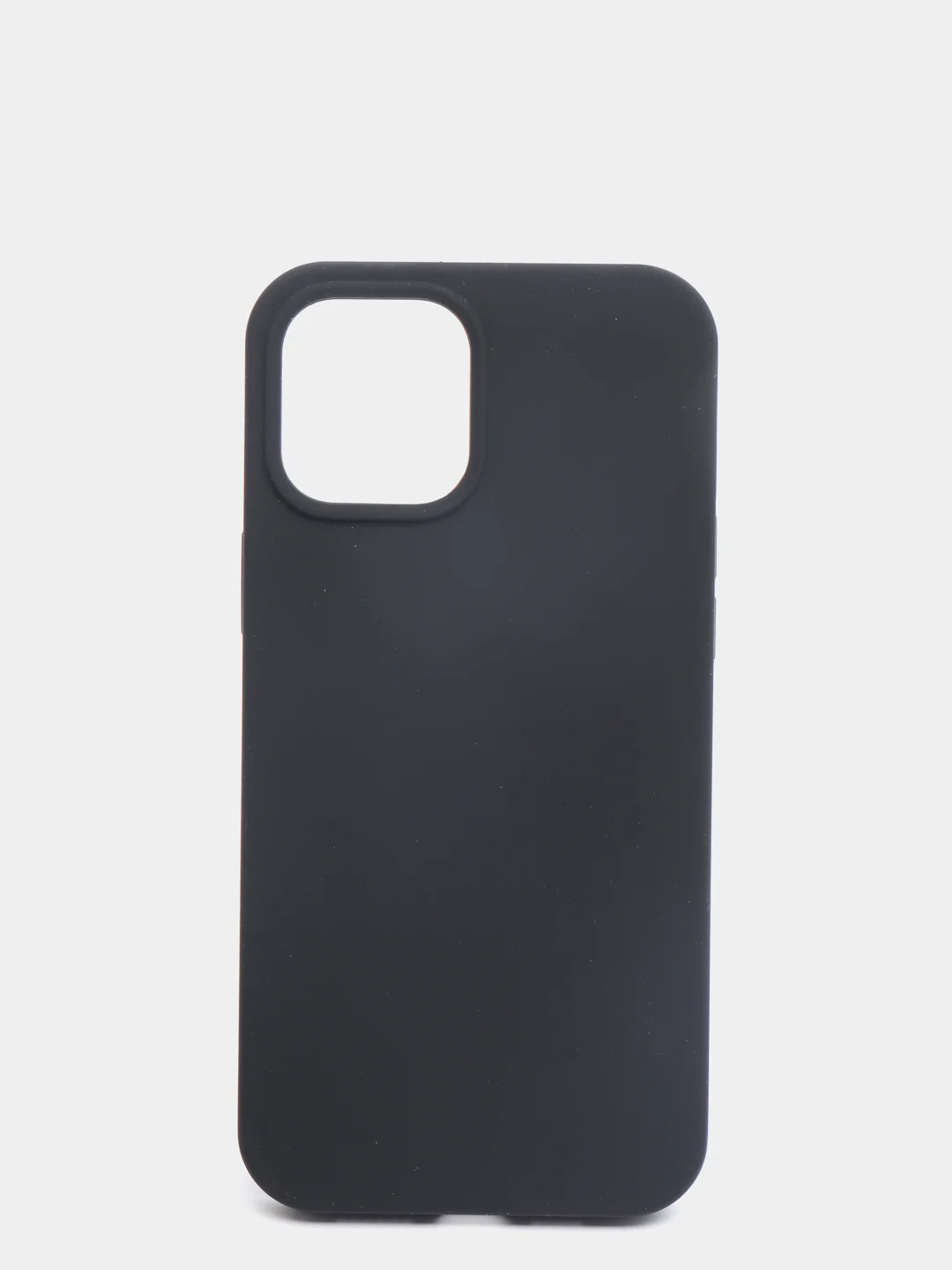 Черный чехол на iPhone X, XS, XR, 7, 8, se, 12, 12 Pro, Mini, Max silicone case, закрытый низ, бархат внутри