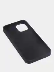 Черный чехол на iPhone X, XS, XR, 7, 8, se, 12, 12 Pro, Mini, Max silicone case, закрытый низ, бархат внутри