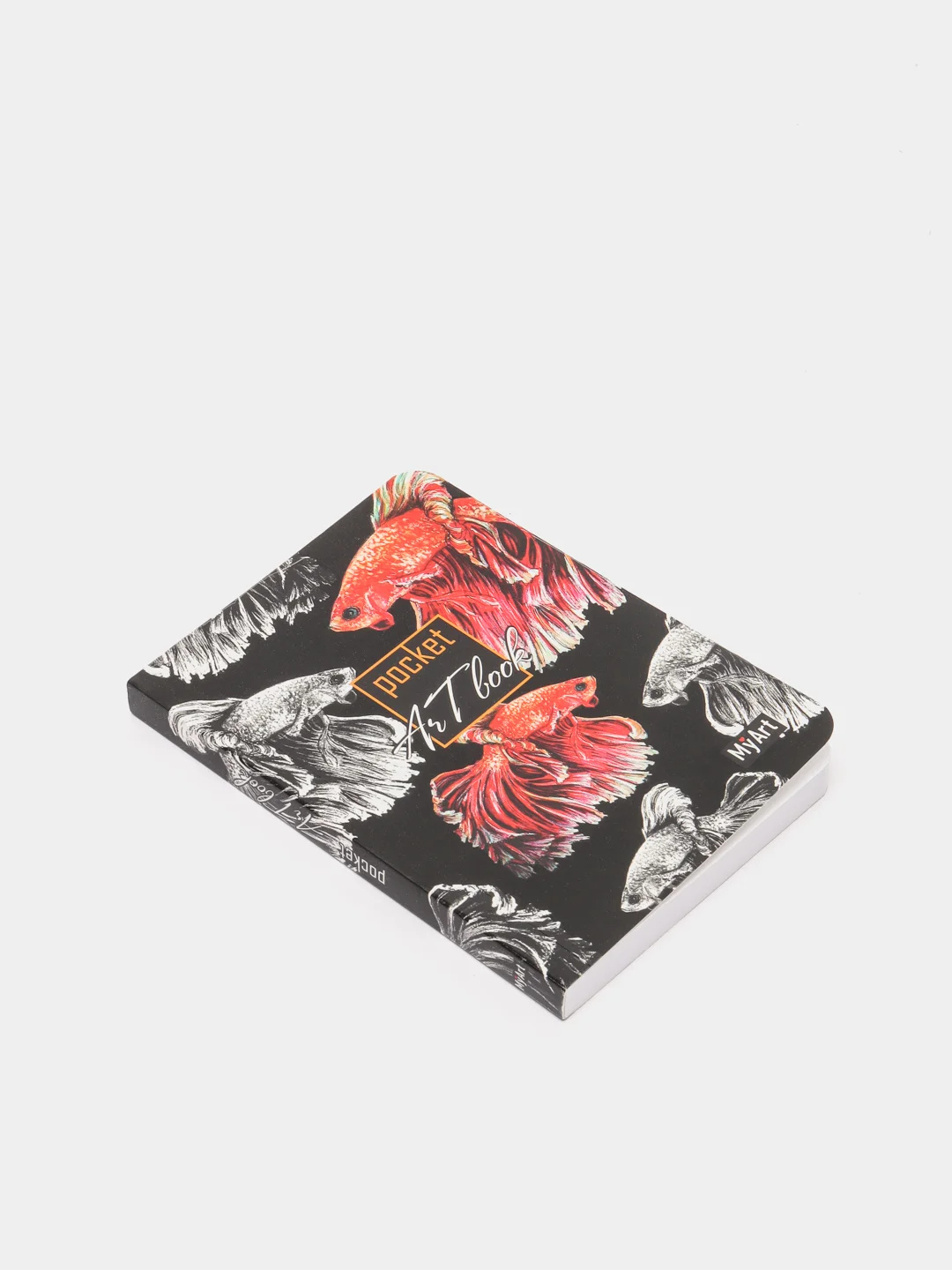 Желтый скетчбук MyArt Pocket Artbook, А6, без линовки, 100 г/м2, 80 листов. Проф-Пресс
