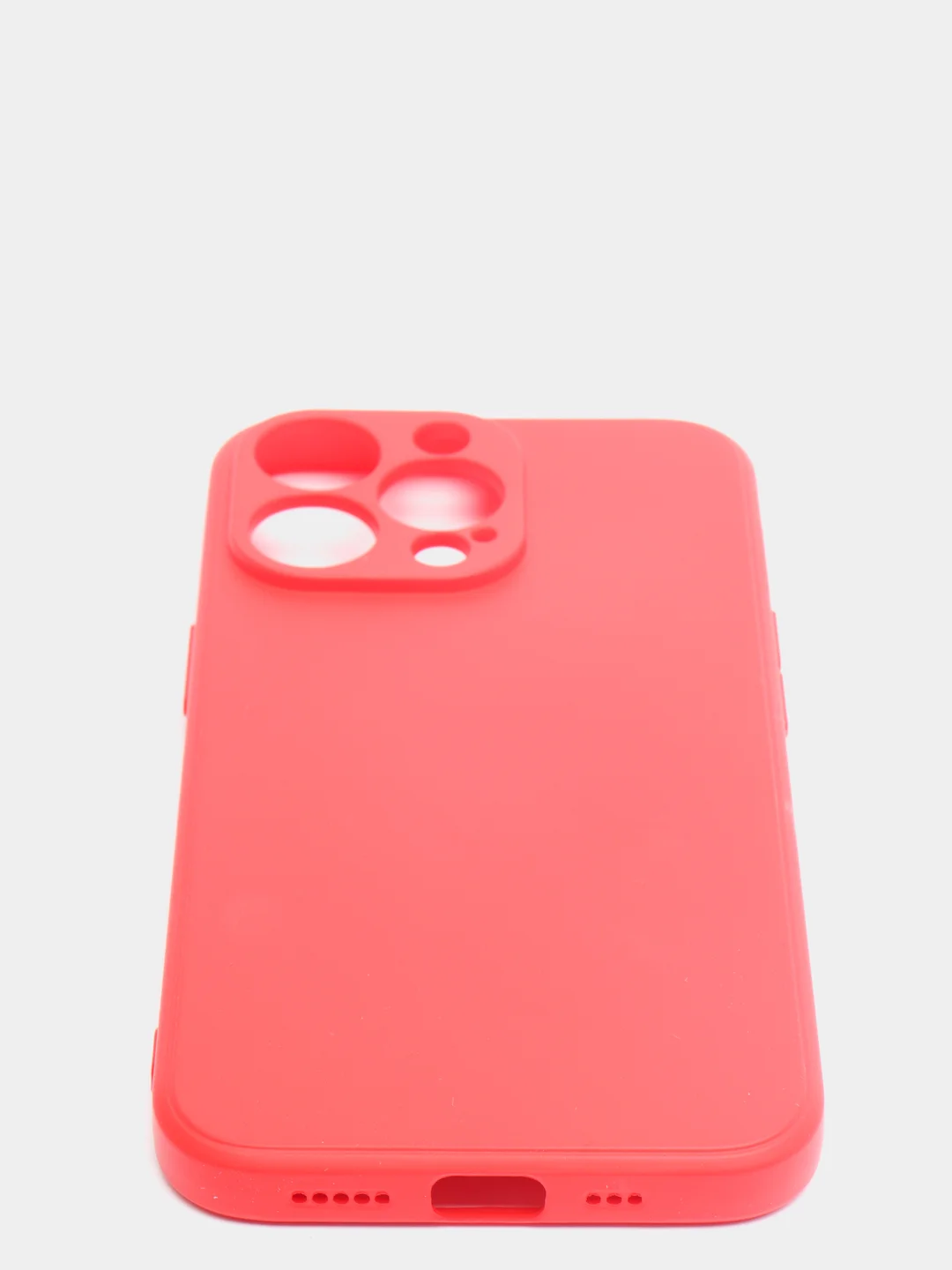 Красный чехол с защитой камеры и мягкой подкладкой для iPhone 13 / 13 Pro / 12 Pro, 12 Pro Max, 11