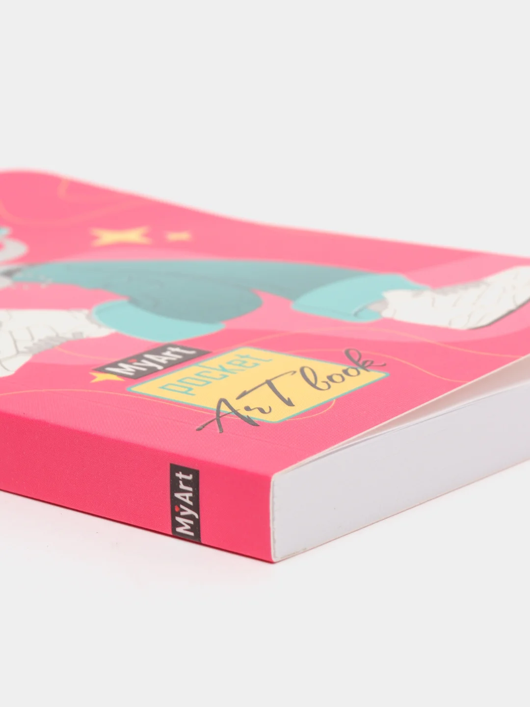 Бежевый меланж скетчбук MyArt Pocket Artbook, А6, без линовки, 100 г/м2, 80 листов. Проф-Пресс