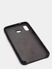 Черный чехол силиконовый Silicone Cover Case для Samsung Galaxy A6S, M20