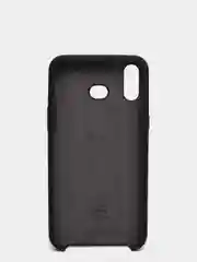 Черный чехол силиконовый Silicone Cover Case для Samsung Galaxy A6S, M20