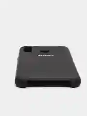 Черный чехол силиконовый Silicone Cover Case для Samsung Galaxy A6S, M20