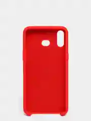 Красный чехол силиконовый Silicone Cover Case для Samsung Galaxy A6S, M20