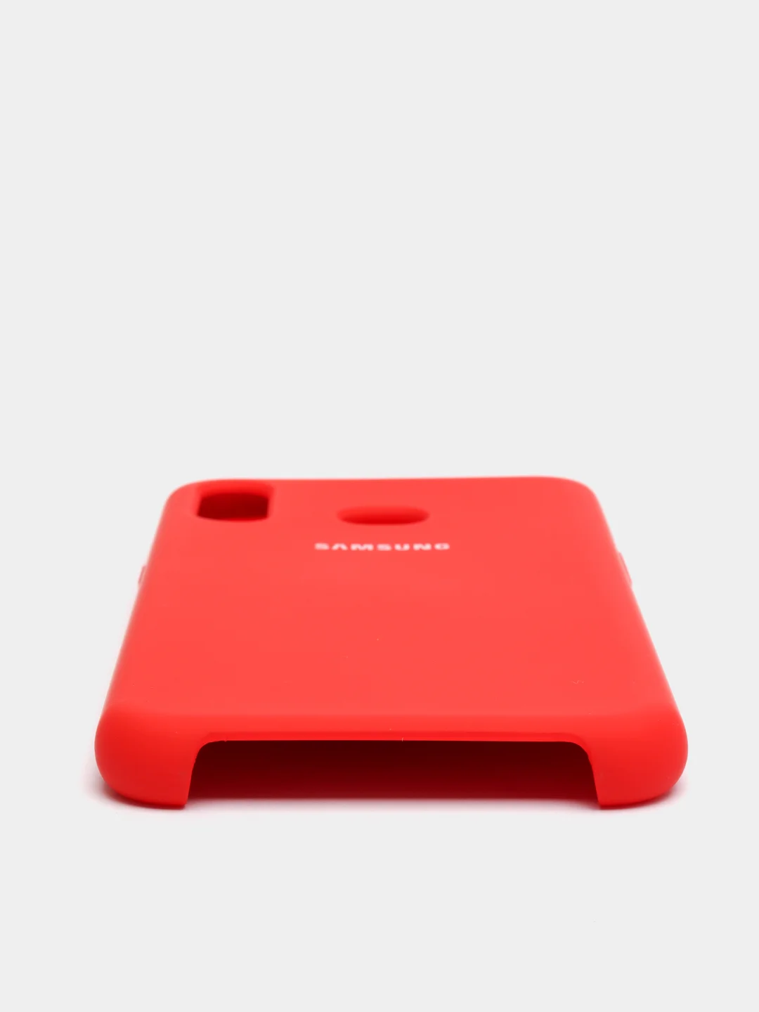 Красный чехол силиконовый Silicone Cover Case для Samsung Galaxy A6S, M20