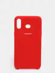 Красный чехол силиконовый Silicone Cover Case для Samsung Galaxy A6S, M20