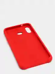 Красный чехол силиконовый Silicone Cover Case для Samsung Galaxy A6S, M20