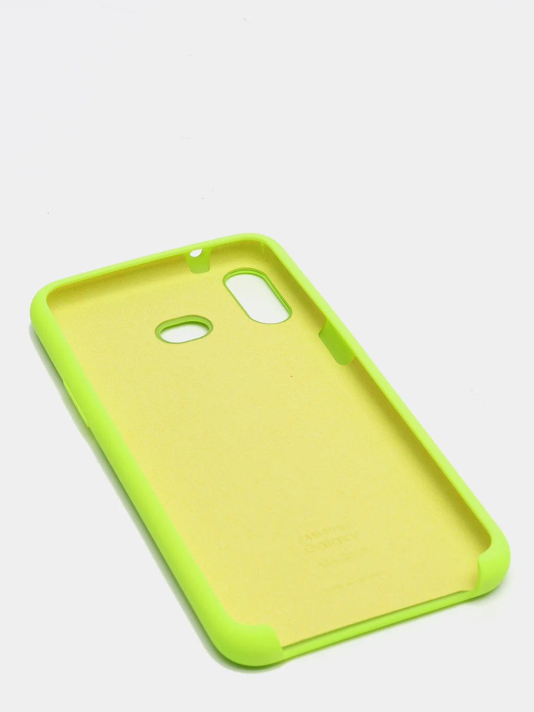 Салатовый чехол силиконовый Silicone Cover Case для Samsung Galaxy A6S, M20
